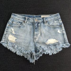 Pistola Highwaisted Denim Shorts